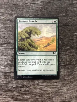 MTG 1x Rampant Growth x1 LP Commander 2015 - Image 1