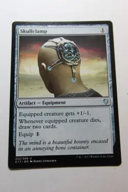MTG Skullclamp x1- -Commander 2017-Lightly Played - Image 1