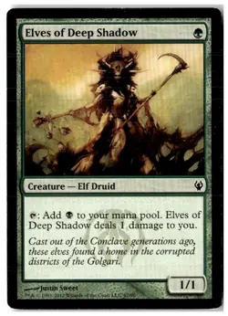 MTG Elves of Deep Shadow - Duel Decks: Izzet vs. Golgari MP English - Image 1