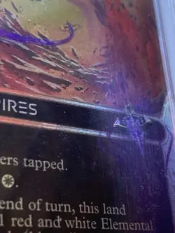 Needle Spires (0120) (Borderless) (Galaxy Foil) (EOS) Magic the Gathering PSA 8 - Image 2