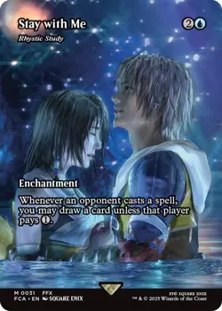 Stay with Me - Rhystic Study (Showcase) 31 FINAL FANTASY: Through the Ages NM EN - Image 1