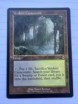 MTG Verdant Catacombs (Retro Frame) Modern Horizons 2 Regular LP - Image 1
