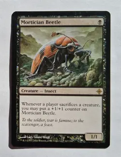 Magic MTG - Mortician Beetle - Rise of the Eldrazi - NM - Image 1