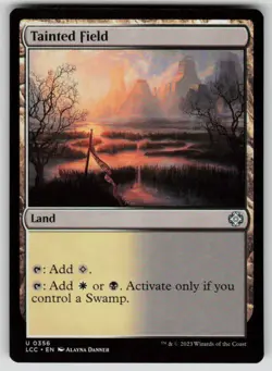 Tainted Field Uncommon Commander: The Lost Caverns of Ixalan 356 MTG Near Mint - Image 1