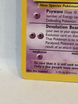 2000 Pokemon Mew (Pokemon League) WOTC Black Star Promo #8 NM/LP - Image 5