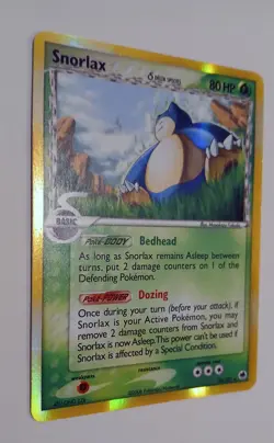 Snorlax 10/101 Delta Species Pokemon EX Dragon Frontiers Holo Rare 2006 - LP - Image 3