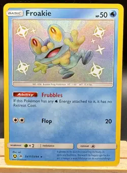 Froakie SV11/SV94 Shiny Holo Rare Hidden Fates Pokemon TCG NM - Image 1