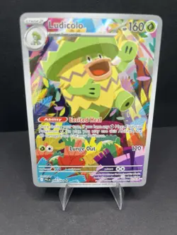 Ludicolo 095/094 Illustration Rare IR Pokemon TCG Phantasmal Flames Full Art - Image 1