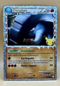 Donphan Prime 107/123 – Celebrations Classic Collection - NM - 2021 Pokemon TCG - Image 1