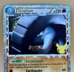 Donphan Prime 107/123 – Celebrations Classic Collection - NM - 2021 Pokemon TCG - Image 2