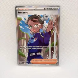 Amarys 132/131 Ultra Rare Pokemon TCG Prismatic Evolutions - NM - Image 1