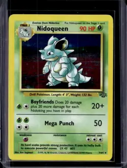 1999 Pokemon Jungle Nidoqueen #7/64 - Image 1