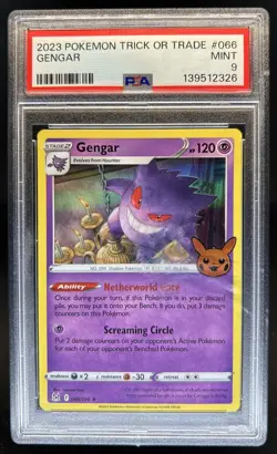 2022 Pokemon SWSH Lost Origin Gengar Promos Holo #066/196 PSA 9 - Image 1