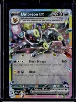 2025 Pokemon Prismatic Evolutions Umbreon ex #060/131 - Image 1