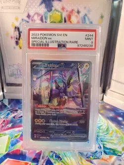 Pokemon - Miraidon EX (Alt Art) 244/198 - Scarlet & Violet - MINT PSA 9 - Image 1