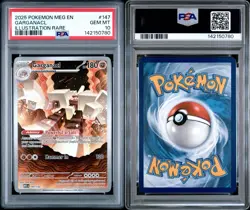 Pokemon TCG Garganacl 147/132 Illustration Rare Mega Evolution PSA 10 - Image 3