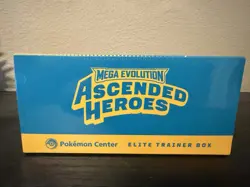 Pokemon TCG Mega Evolution Ascended Heroes Pokemon Center ETB Elite Trainer Box - Image 1