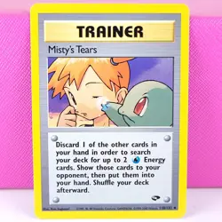 Pokemon TCG Gym Challenge Misty's Tears 118/132 MP - Image 1