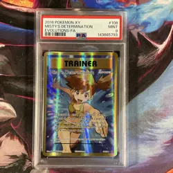 Pokemon Misty's Determination Evolutions Ultra Rare Full Art Holo PSA 9 108/108 - Image 1