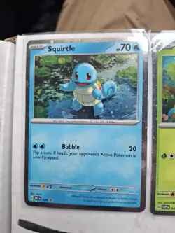 Pokemon 151 Promo Bulbasaur Charmander Squirtle SVP 046 047 048 Kanto Cosmo Holo - Image 2