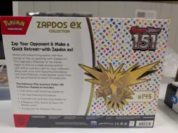 Pokemon TCG Scarlet and Violet 151 Zapdos EX Collection Box Sealed (NEW) - Image 2