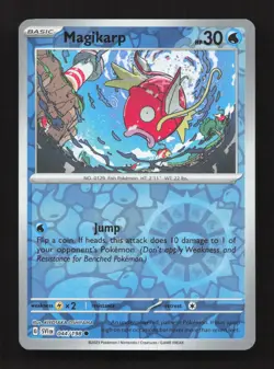 Magikarp 044/198 Common Scarlet & Violet Pokemon Reverse Holo Near Mint - Image 1