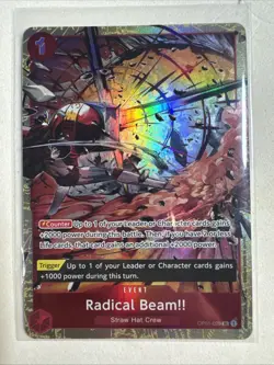 Radical Beam!! OP01-029 ENG | Promo Alt. Art Premium Collection | One Piece TCG - Image 1
