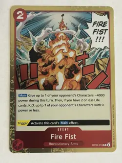 Fire Fist OP05-019 Awakening of the New Era Foil - Image 1