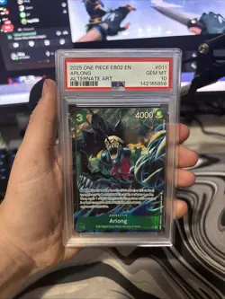 Arlong EB02-011 SR Extra Booster Anime 25th One Piece TCG PSA 10 - Image 1