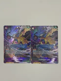 One Piece Trafalgar Law Promo P-093 Illustration Box 6 Promo Foil 2x Playset - Image 1