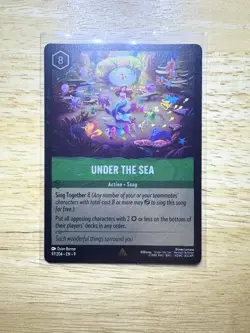 Disney Lorcana Fabled - Under the Sea - Cold Foil - 97/204 - Rare - Image 1