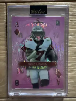 2024 Wild Card 5 Card Draw Stacked Deck Bucky Irving 1/1 - Image 1