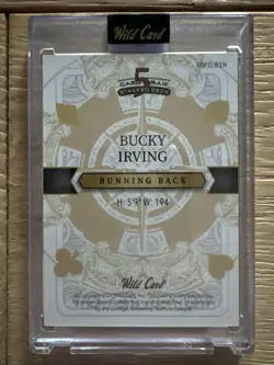2024 Wild Card 5 Card Draw Stacked Deck Bucky Irving 1/1 - Image 2
