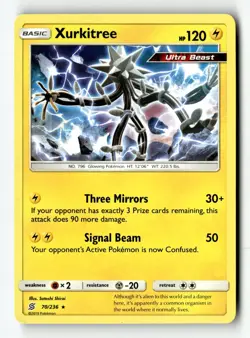 Pokemon Card Xurkitree LP SM - Unified Minds 70/236 - Image 1