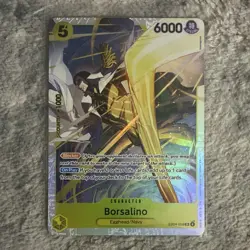 One Piece CCG Borsalino EB04-058 Egghead Special Rare Alt Art Foil 6000 EN - Image 1