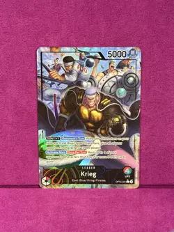 One Piece Kreig op15-001 Alternate Art Leader NM English - Image 1