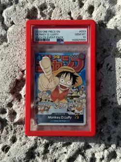 Monkey D. Luffy One Piece 2024 Foil 2023 CS Event Pack Promo English #033 PSA 10 - Image 1