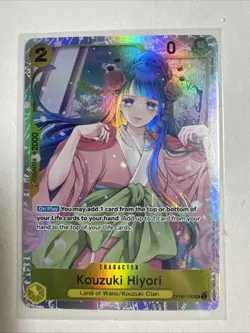 Bandai Kouzuki Hiyori Wings of the Captain OP06-106 Super Rare Foil One Piece - Image 1
