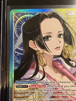 Boa Hancock - OP14-041 (Alternate Art) The Azure Sea's Seven Foil - One Piece - Image 2