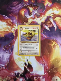 Pokemon TCG Pidgeot Jungle Card 24/64 Unlimited Rare Non-Holo - Image 1