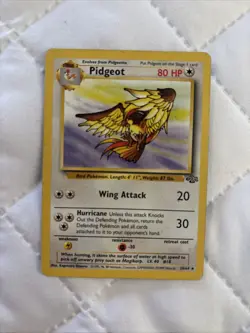 Pokemon Pidgeot #24/64 Non-Holo Rare Unlimited Jungle Set Vintage Card TCG - Image 1
