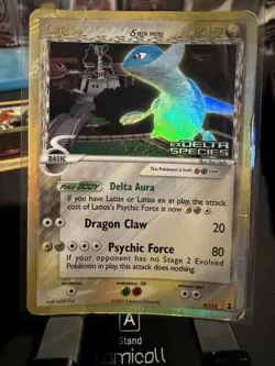 2005 Pokemon Card EX Delta Species | Latios | Holo Rare | #9/113 NM - Image 1