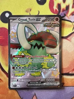 Great Tusk EX 072 Scarlet & Violet Promo Holo Pokemon TCG Card - Image 1