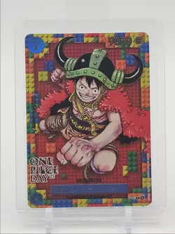 MONKEY.D.LUFFY 2025 ONE PIECE JAPANESE PREMIUM PROMO CARD A #P-110 Q5989 - Image 1