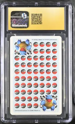 Mewtwo Pokemon Playing Cards Poker Blue 3D Deck Ace Clubs CGC 10 PRISTINE POP 3 - Image 2