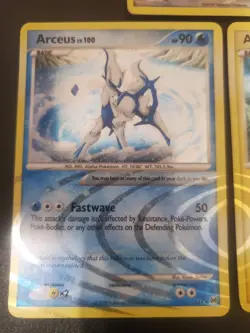 Pokemon TCG Holo Arceus Card Lot of 3 from 2009 - DP50, AR4, AR6 - Image 3