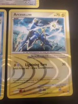 Pokemon TCG Holo Arceus Card Lot of 3 from 2009 - DP50, AR4, AR6 - Image 4