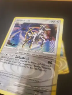 Pokemon TCG Holo Arceus Card Lot of 3 from 2009 - DP50, AR4, AR6 - Image 5