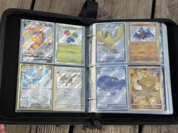 Pokemon Collection 176 Cards + Bulk Binder Full Arts EX Mimikyu & More READ - Image 1