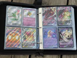Pokemon Collection 176 Cards + Bulk Binder Full Arts EX Mimikyu & More READ - Image 2